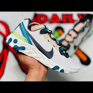 BQ2728-202 Wmns Nike React Element 55 Fossil Stone sz11.5